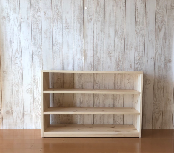 【キャスター】モンテッソーリ　フリーラック　ボックス収納　オープンラック　ランドセルラック　教具棚　ミディアム~90cm 　　　　　　　　　　　　　　　　　　　　 カラー こちらの商品も