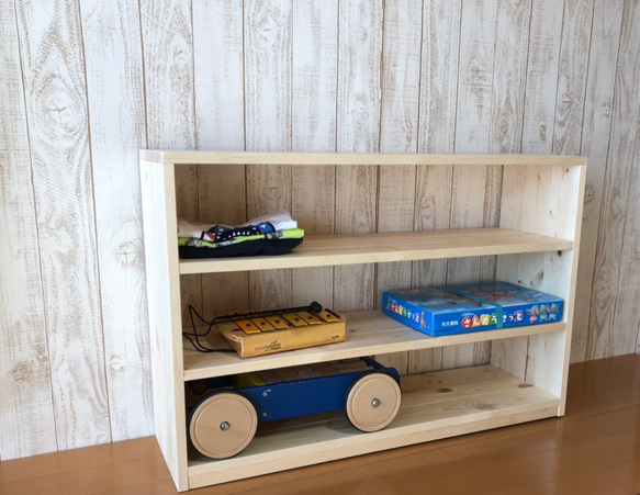 【キャスター】モンテッソーリ　フリーラック　ボックス収納　オープンラック　ランドセルラック　教具棚　ミディアム~90cm 　　　　　　　　　　　　　　　　　　　　 カラー こちらの商品も