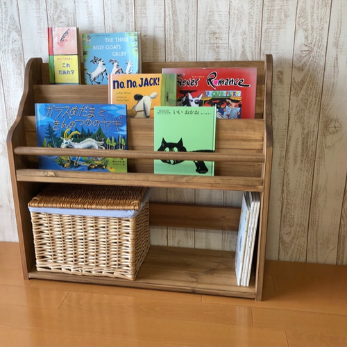 表紙の見える絵本棚 絵本棚 マガジンラック おもちゃ収納 コミック棚