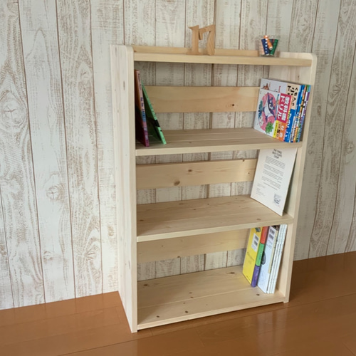 C　絵本棚　木製棚　✨　リビングボード　本棚　ハンドメイド　モンテッソーリ おもちゃ棚 絵本棚 木製棚 ✨ ハンドメイド モンテッソーリ リビング