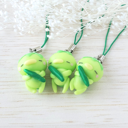 カッパのきゅうちゃんストラップ キーホルダー Howapoyo 通販｜Creema  