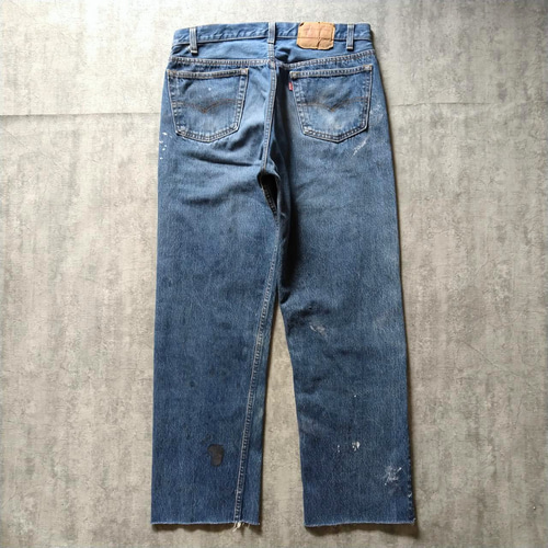 【Y2136】リーバイス505 LEVI’S w36 薄色 ゆったり 着画