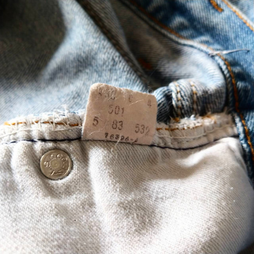 00s Levi'sリーバイス 501 パッチワーク リペア デニムパンツ