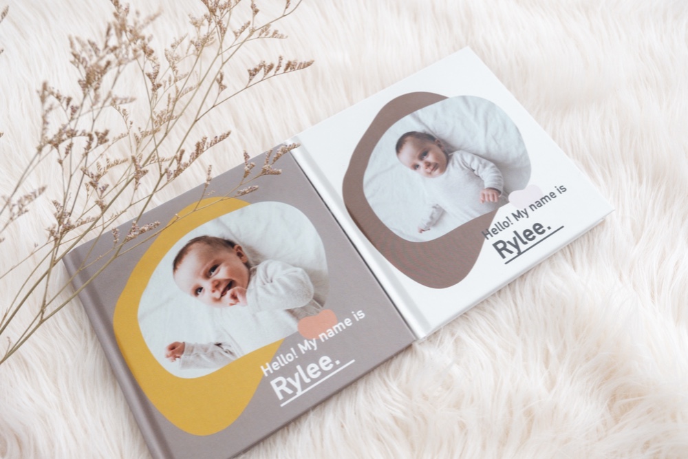 ＊Baby＊Newborn＊オリジナルフォトブック｜サイズ15×15｜カラー Bohemian gray