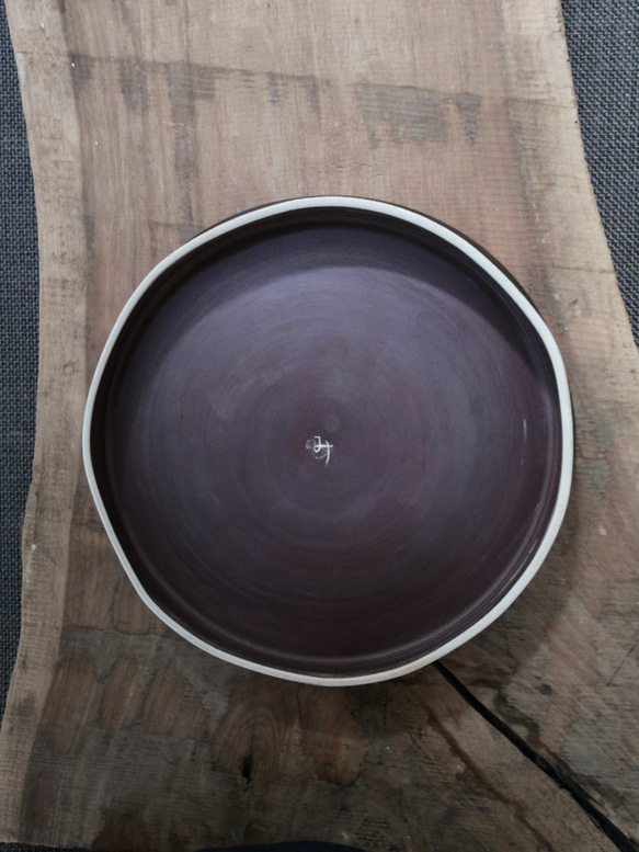 漆黒台皿（9寸皿） 3枚目の画像