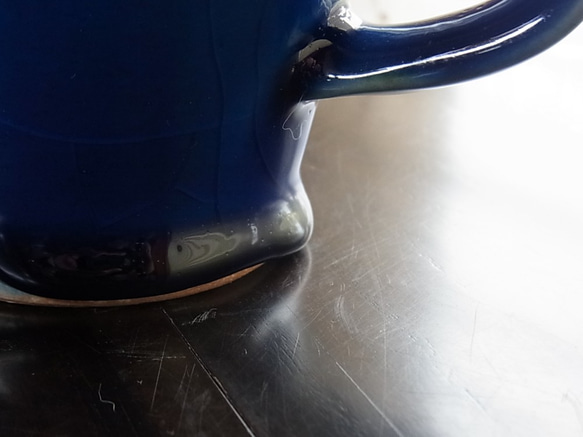 青釉マグカップ 2枚目の画像