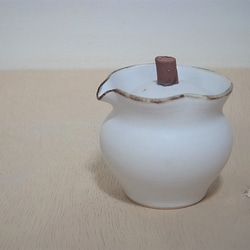 擠壓茶壺白色茶杯套裝“Creema limited” 第2張的照片