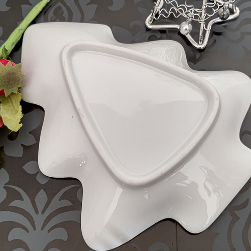 クリスマスツリー皿1枚✨ 中皿 あとりえしおん 通販 13025395｜Creema