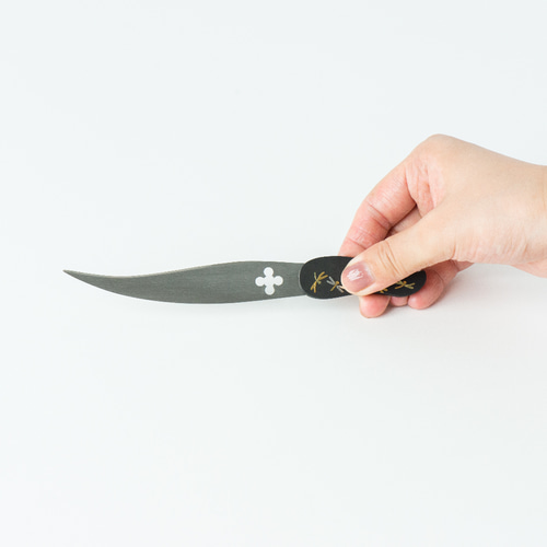 肥後象がん ペーパーナイフ 雲形 トンボ その他雑貨 肥後象嵌 関 通販