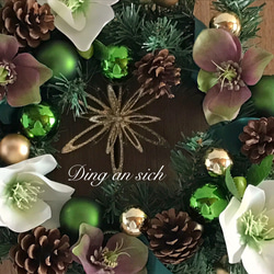 森のクリスマス＊Christmas wreath＊30cm 4枚目の画像
