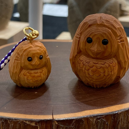 タイ 木製彫刻 二人の人物像 H45cm タイ 木製彫刻 二人の人物