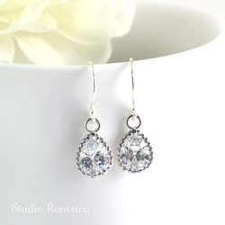 14kgf クイーンコンクシェル 12mm薔薇 パール ピアス イヤリング