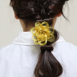★残りわずか★【ゴールド】 ❤︎ヘアアクセサリー エクステ 髪飾り フルールヘア 花  結婚式 入学式　春 4枚目の画像