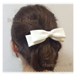シルク100% リボンボンネ フルオーダー ヘッドドレス（アクセサリー
