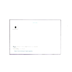 ポストカード3枚セット　No.9 ガトーショコラ木苺のシャーベット添え&カフェオレ 2枚目の画像