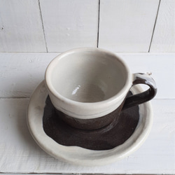 ガトーショコラ風コーヒーカップ＆ソーサー 4枚目の画像