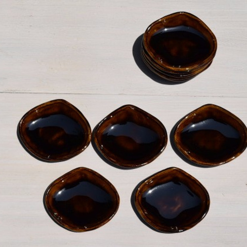 24/z5 飴釉薬 豆皿 【公式通販】