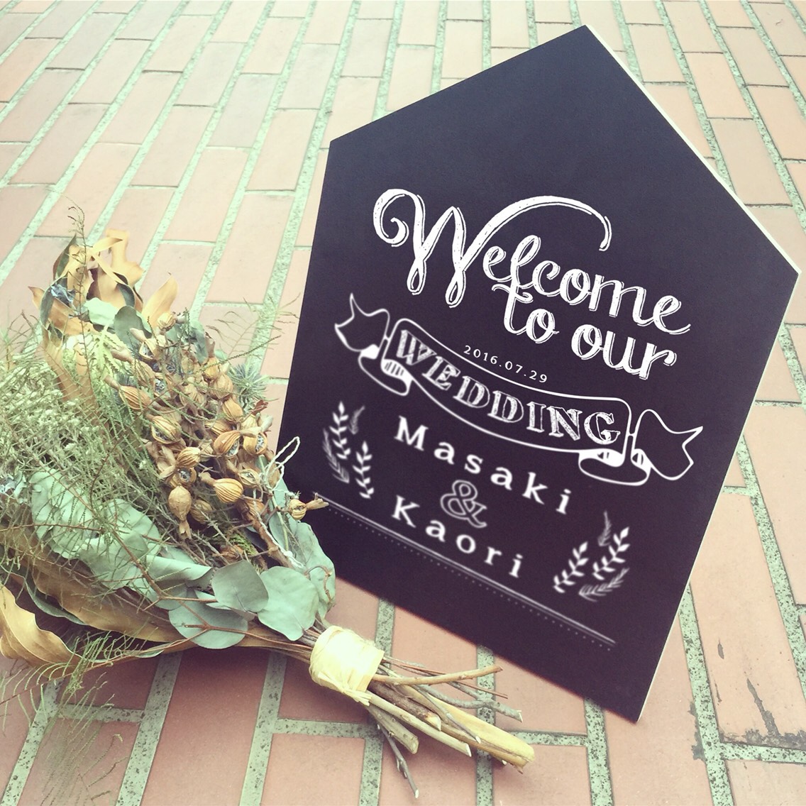 アトリエ09製作 完全オーダーメイドウェルカムボード承ります！看板など