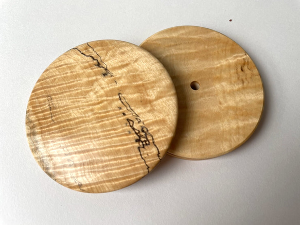 6インチ用　ナンタケットバスケット　素材　材料　ラウンドベース　栃の木 2枚目の画像