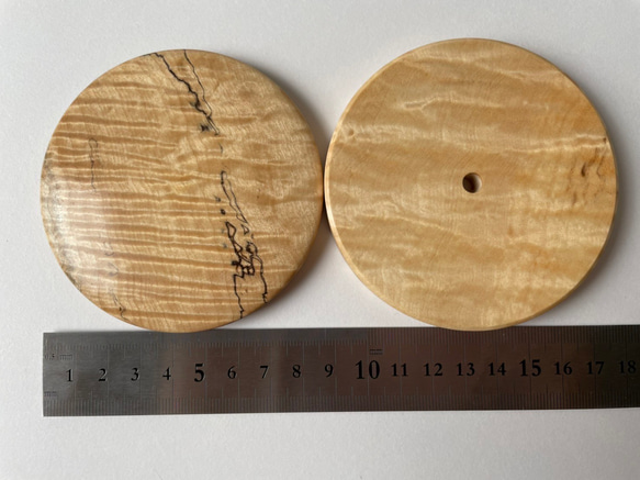 6インチ用　ナンタケットバスケット　素材　材料　ラウンドベース　栃の木 6枚目の画像