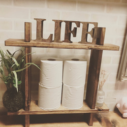 スマホスタンド付きスパイスラックL 奥行き14㎝ 棚・シェルフ・ラック