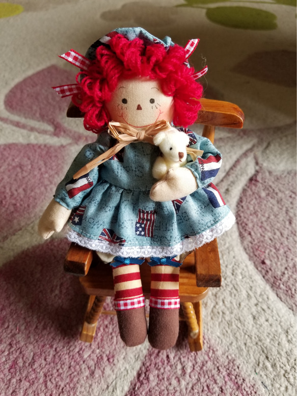 カントリー手作り風布製人形セット （ハンドメイド お人形