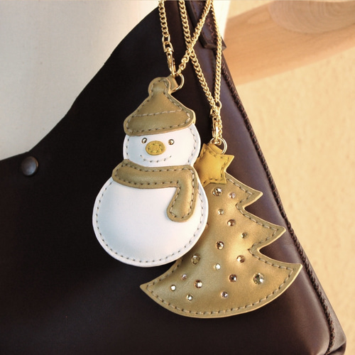☆エルメス 雪だるま バッグチャーム キーホルダー アクセサリー