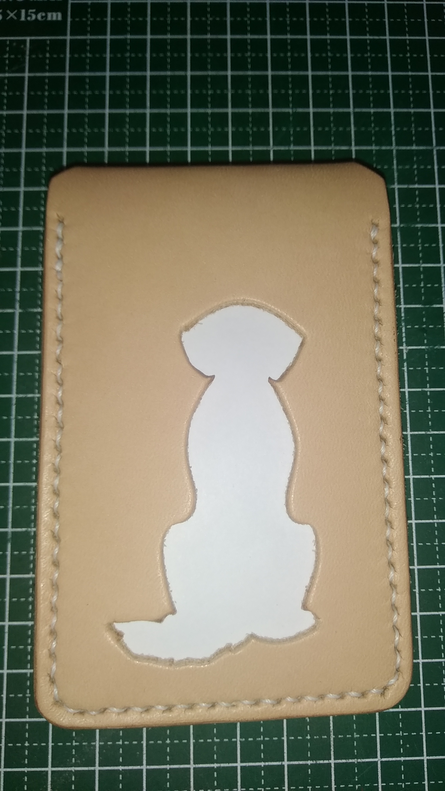 レトリバー　二つ折りパスケース LVヌメ革2ミリ 7,480円