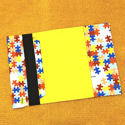 【四六判サイズ】ジグソーパズル柄ブックカバー♪ 2枚目の画像