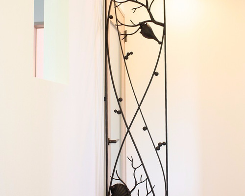 ロートアイアン　パーテーション・間仕切り 楽天市場】ロートアイアンパーテーション（仕切り）RAP-01ブラック