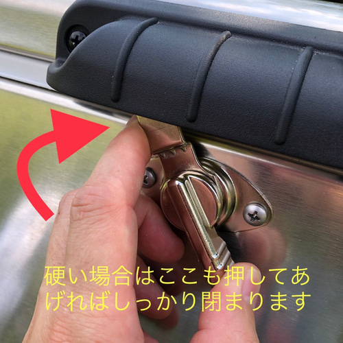 コールマン スチールベルトクーラー カムラッチ カスタムパーツ 