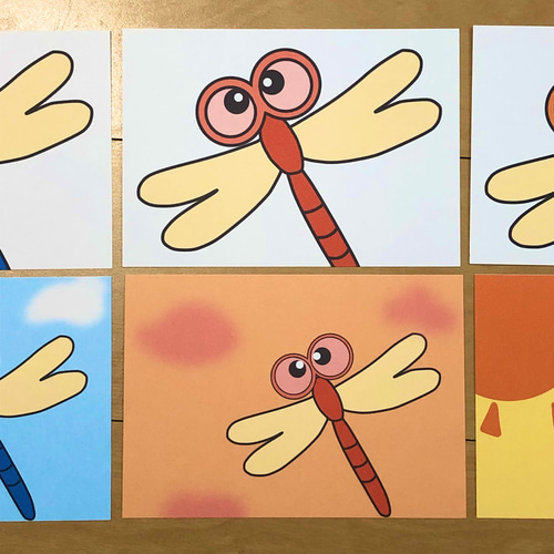 ペープサート とんぼのめがね 秋 誕生会 保育教材 雑貨・その他