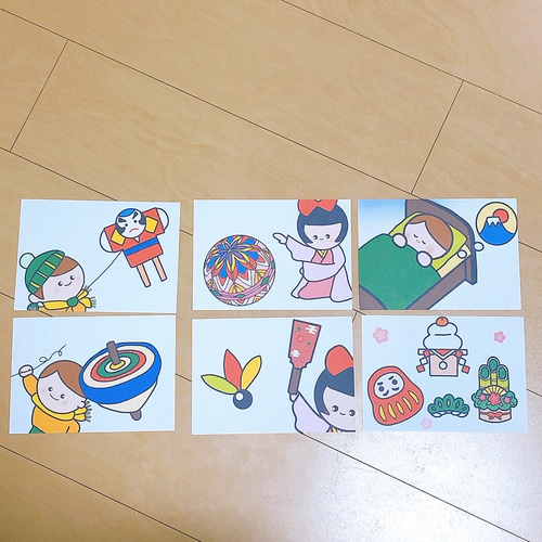 ペープサート お正月 おしょうがつ 童謡 誕生会 保育教材 雑貨・その他 
