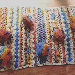 opal毛糸手編み　オーナメントボール６個セット 4枚目の画像