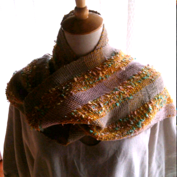 オーガンジーストール　マンゴー