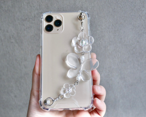 【セミオーダー】1150円〜︴スマホキーリングハンガー_butterfly 9c5315a84091c4053d8469d5d8975b