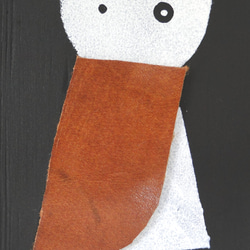 革鎧をつけた小人兵隊のウッドアート オブジェ 木工 木雑貨 妖精 No16 3枚目の画像