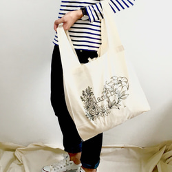 SALE"Blanche"eco bag. 3枚目の画像