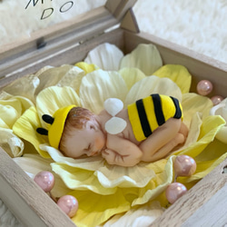 クレイベイビーBOX　ミツバチ　粘土で作ったかわいい赤ちゃん 2枚目の画像