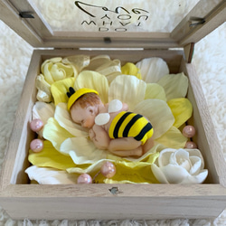 クレイベイビーBOX　ミツバチ　粘土で作ったかわいい赤ちゃん 4枚目の画像