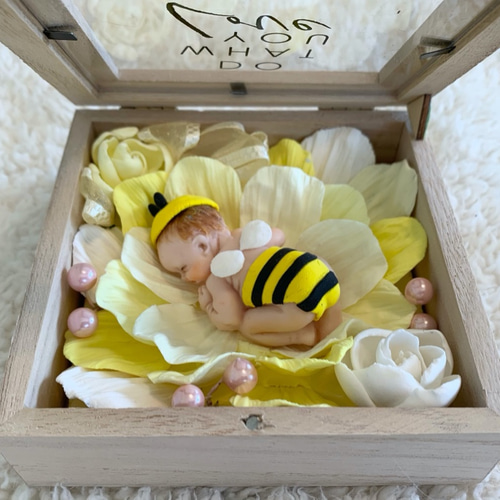 クレイベイビーBOX ミツバチ 粘土で作ったかわいい赤ちゃん その他