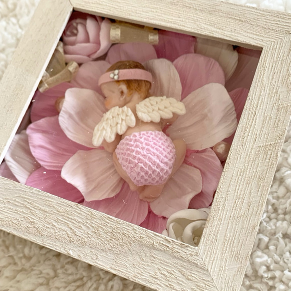 クレイベイビーBOX　ピンク　粘土で作ったかわいい赤ちゃん 5枚目の画像
