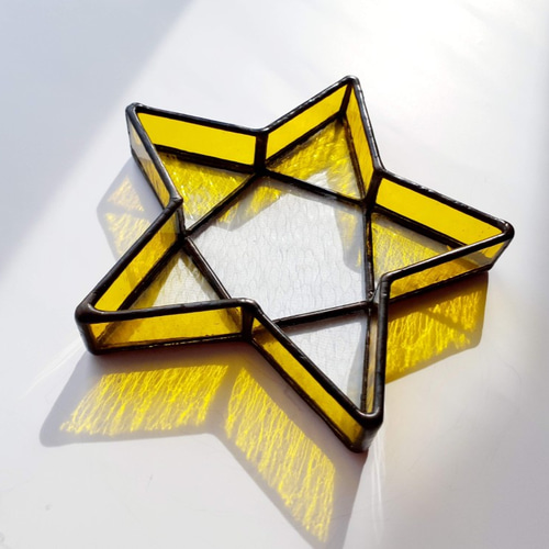 ステンドグラストレー「五芒星」 その他インテリア雑貨 suumin 通販