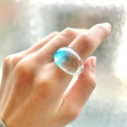 -青空- ガラス リング glass ring 4枚目の画像