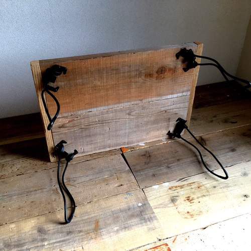 足場板　古材　ローテーブル　コーヒーテーブル　ハンドメイド ✴︎ハンドメイド✴︎ 古材 足場板 折りたたみテーブル 送料無料