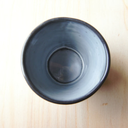 湯気から羊の手作りカップ(黒・ぐるりバージョン) 3枚目の画像