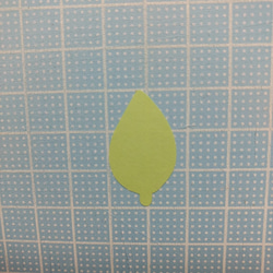 《カラーシール・4色セット》葉っぱ・リーフ型約3×1.7cm96枚 6枚目の画像