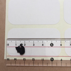 JW-42《上質紙シール》長方形型シール☆3.2×6cm☆100枚⁂送料無料⁂ 2枚目の画像