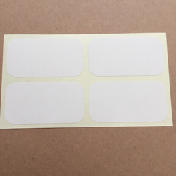 JW-42《上質紙シール》長方形型シール☆3.2×6cm☆100枚⁂送料無料⁂ 3枚目の画像