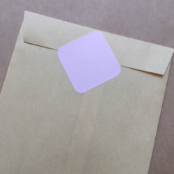 《カラーラベルシールピンク》正方形(角丸)3cm80枚 3枚目の画像